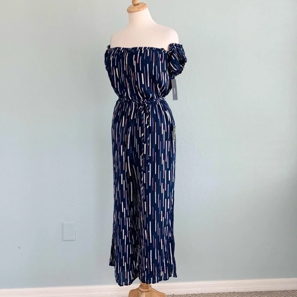 Lulus True Radiance Off-the-Shoulder Jumpsuit NWT
